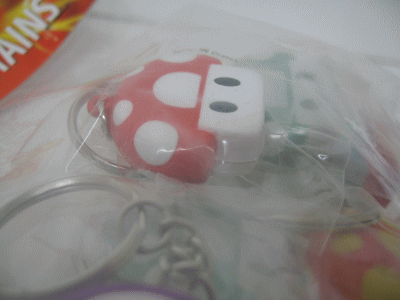 楽天市場 ニンテンドー スクイーズ ミニキーチェーン 7個セット キーホルダー 任天堂 スーパーマリオ キーリング 子供 ゲームキャラクター マッシュルーム きのこ Usプラザ