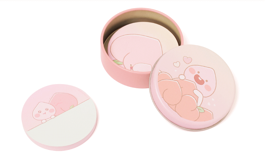 楽天市場 定形外郵便で送料無料 カカオフレンズ 公式 缶入り メモ ラブリー アピーチ ユニコーン 韓国 ピーチ メモ オフィス やることリスト To Do 文房具 Usプラザ