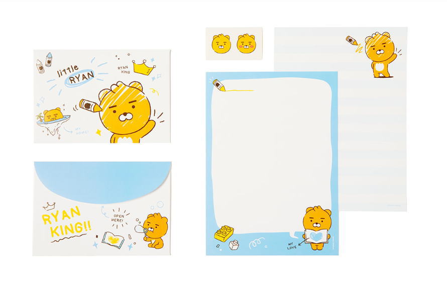 楽天市場 韓国イラストｎａｎｇｍａｎのレターセット 韓国雑貨 韓国文具 ギフト ハングル Korean Selectshop ｈello ｋ 韓国雑貨 子供の日 ギフト ケイロス