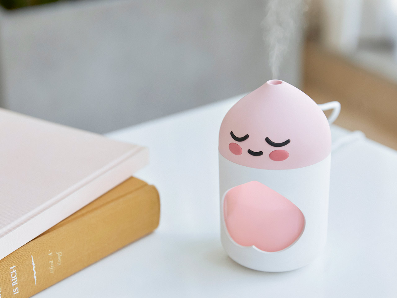 楽天市場 送料無料 カカオフレンズ 公式 加湿器 アピーチ 韓国 もも グッズ スマホ Usプラザ