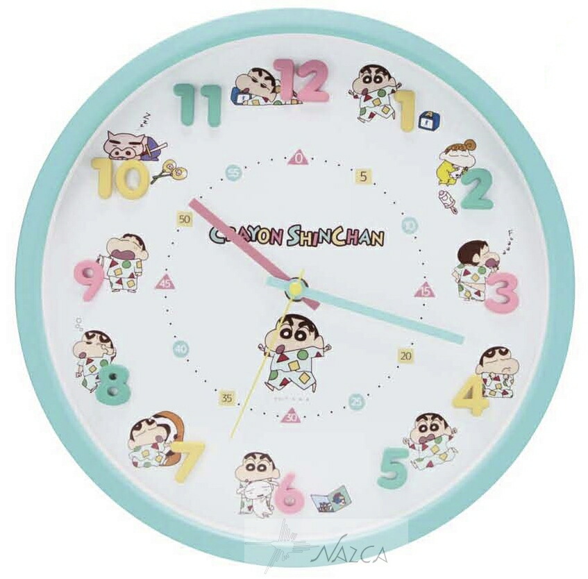 楽天市場】クレヨンしんちゃん 時計 壁掛け時計 アイコンウォール
