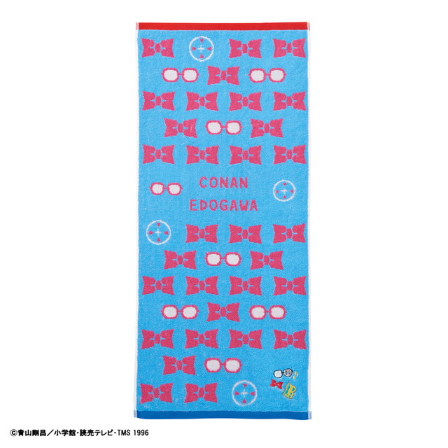 名探偵コナン タオル フェイスタオル　メール便なら全国送料無料 営業日12時までのご注文及びご入金確認で即日発送　江戸川コナン 変声機パターン キッド フェイスタオル グッズ 映画 隻眼の残像 フラッシュバック画像