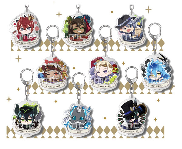 ディズニー ツイステッドワンダーランド キャラっとブーケ アクリルキーホルダーコレクション 9個入り フルコンプBOX【定型外なら￥510で全国へ】(ツイステ グッズ 通販 クリスマスプレゼント マリモクラフト )