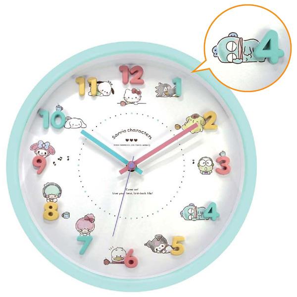 サンリオレトロ キャラクターズ 壁掛け時計 キティ マイメロ バツ丸 ポチャッコ 楽天市場】サンリオ キティ 時計 壁掛け時計 アイコンウォール