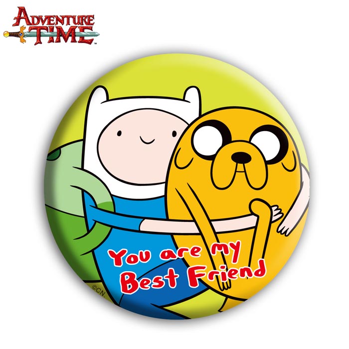 楽天市場 缶バッチ フィン ジェイク 75mm アドベンチャータイム Adventure Time 子供用リュック Buyersnetclub
