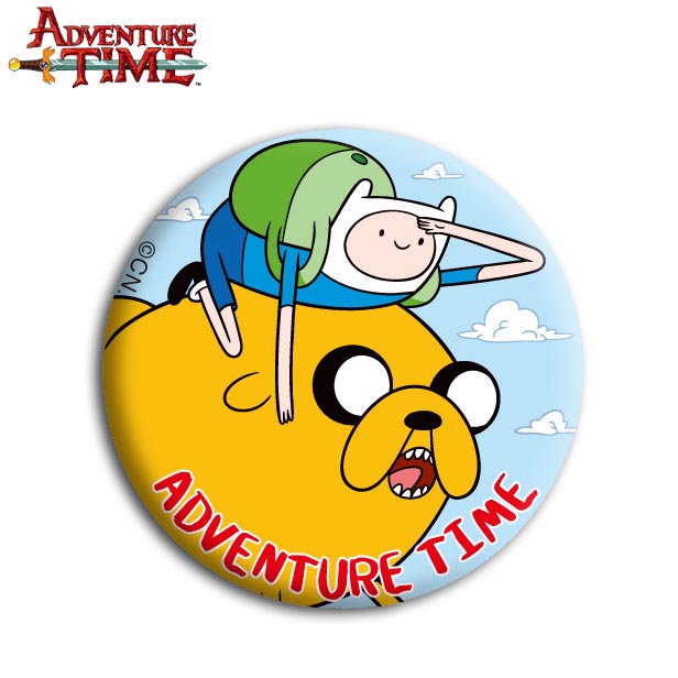 缶バッチ/アドベンチャータイム(37mm) /アドベンチャータイム　Adventure Time画像