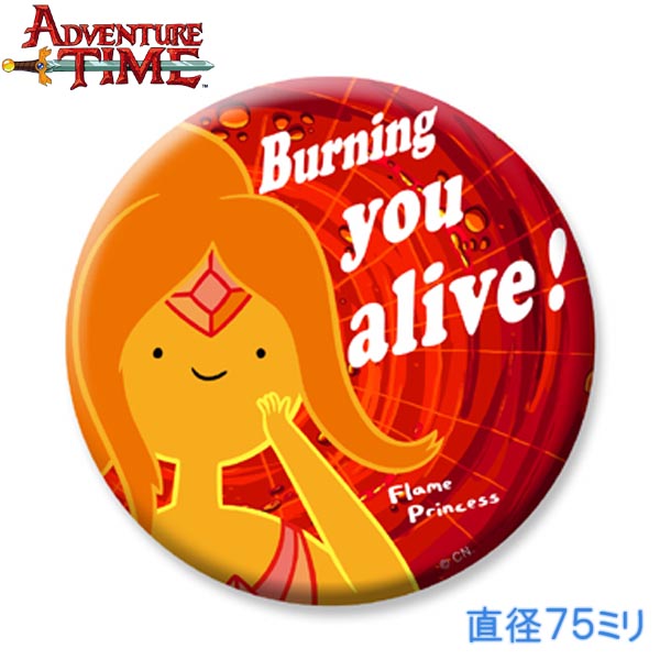 楽天市場 缶バッチ フレイムプリンセスa 75mm アドベンチャータイム Adventure Time 子供用リュック Buyersnetclub