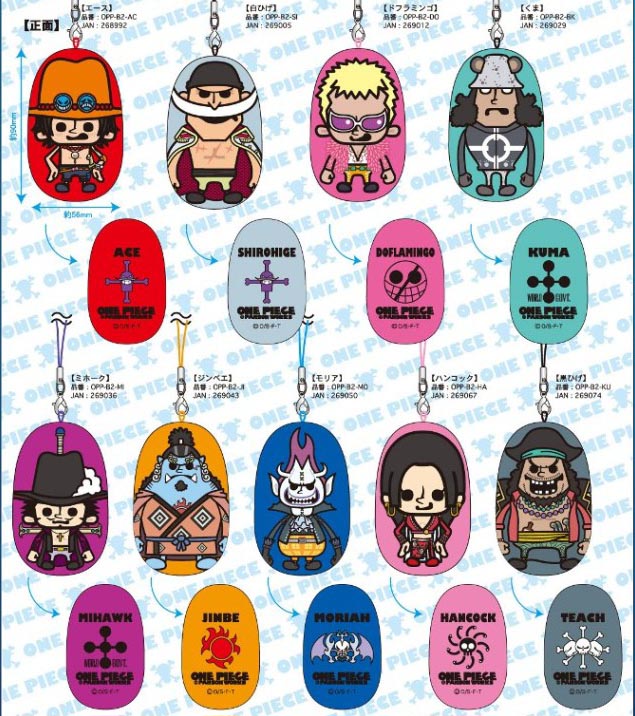 ビーズストラップBキャラ/ONE PIECE（ワンピース）画像