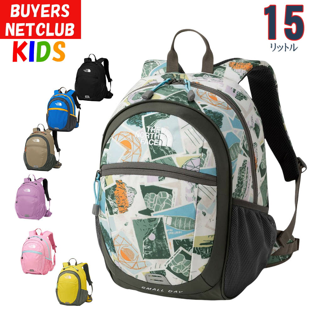 ザ・ノース・フェイス キッズ リュック【5-9歳】【15L】North Faceスモールデイパック 【男の子 女の子 バッグ 遠足 お泊り保育 旅行 キャンプ バックパック アウトドア 小学生 未就学児 子供用】 Kids Small Day