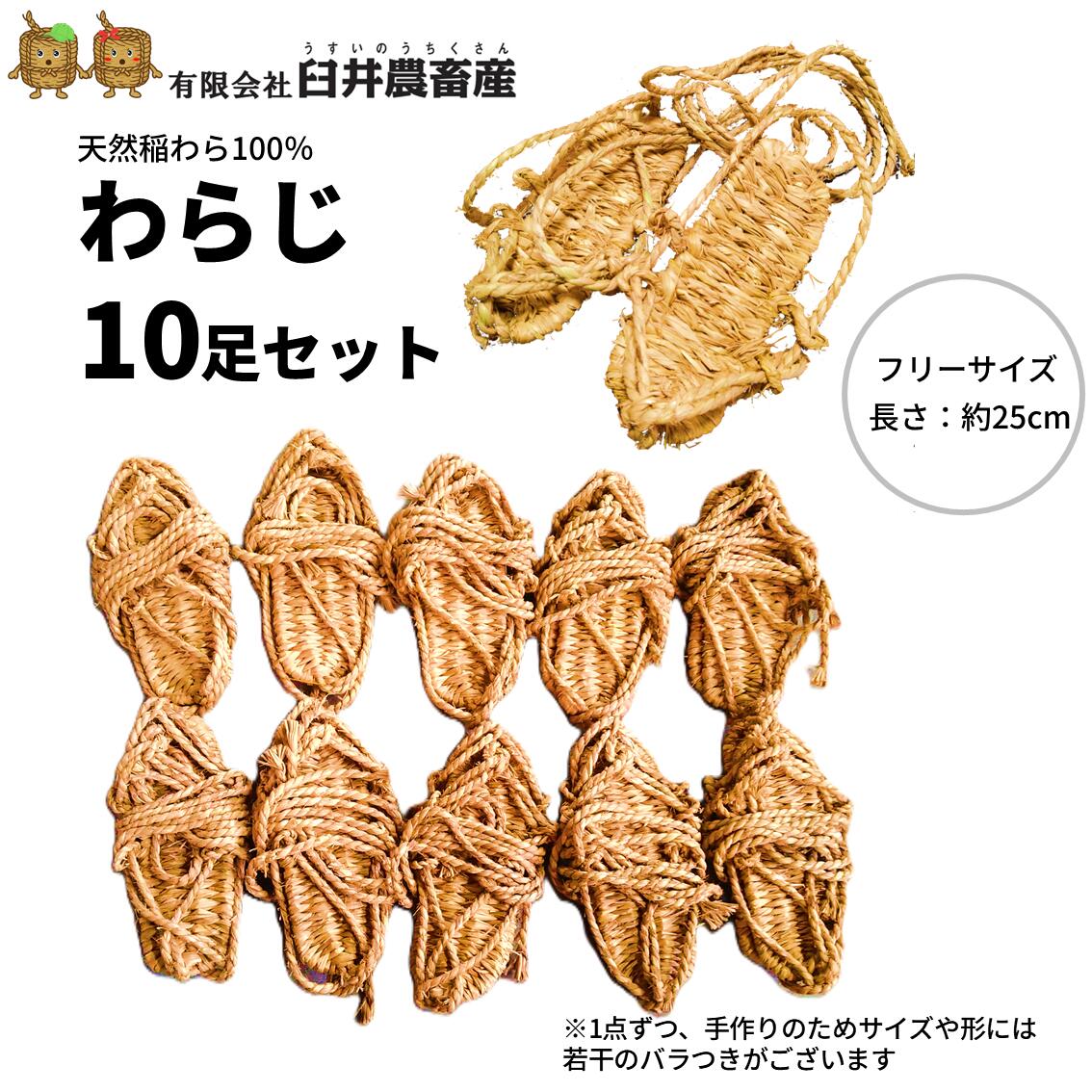 【10足仕掛ける】わらじ 草鞋 成年者用 無償性大きさ 約25糎 お御祭り 言い慣わし芸能 でき事 神事 コスプレ 忍びの者 侍 御召しもの 想い浮かべる