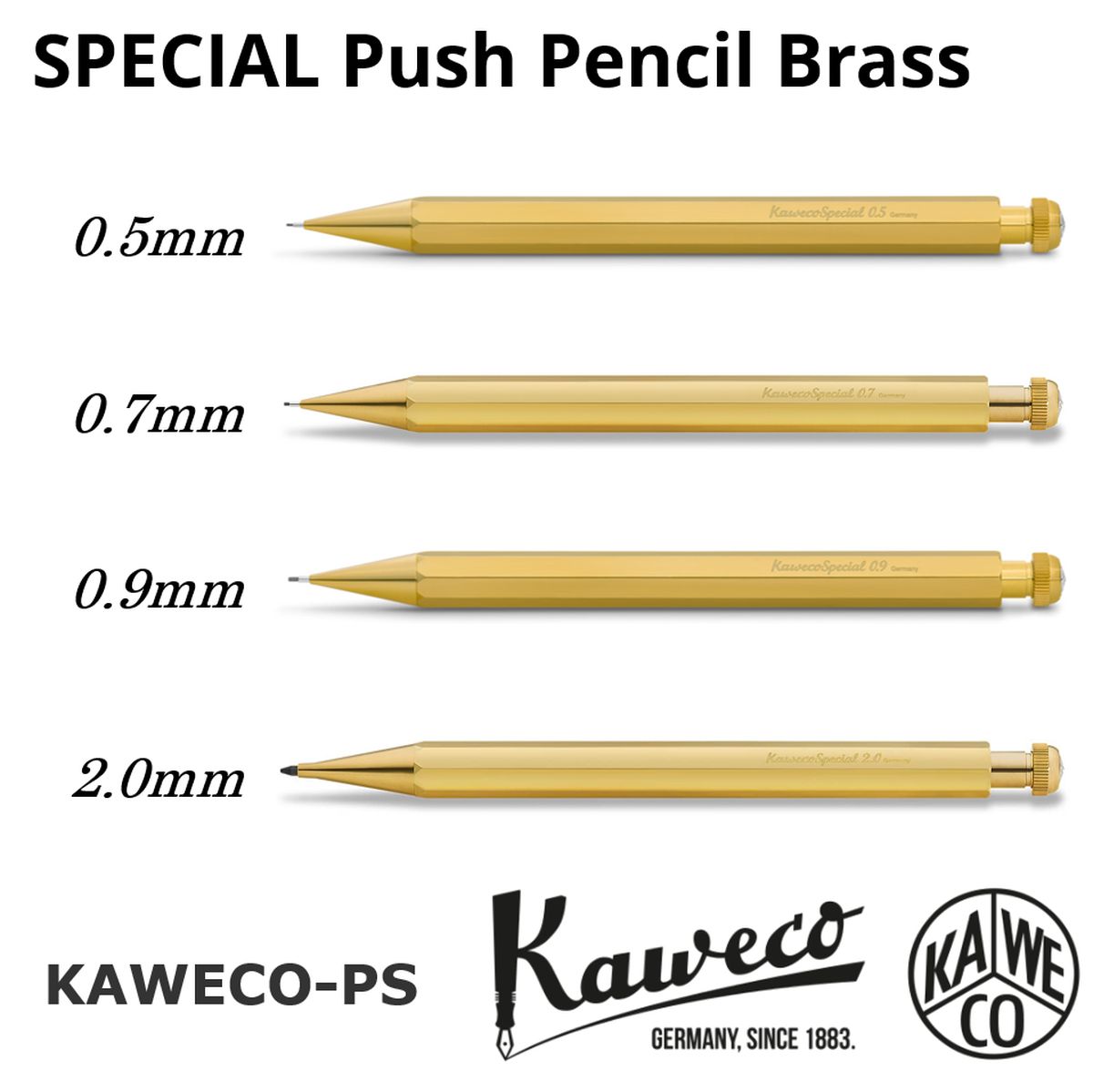 【出品再開】kaweco special pencil brass 0.5mm