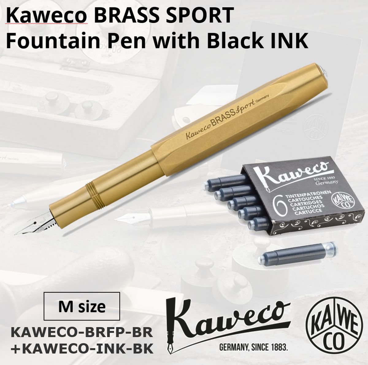 Kaweco brass sports カヴェコ ブラス ボールペン 真鍮 | www.esn-ub.org