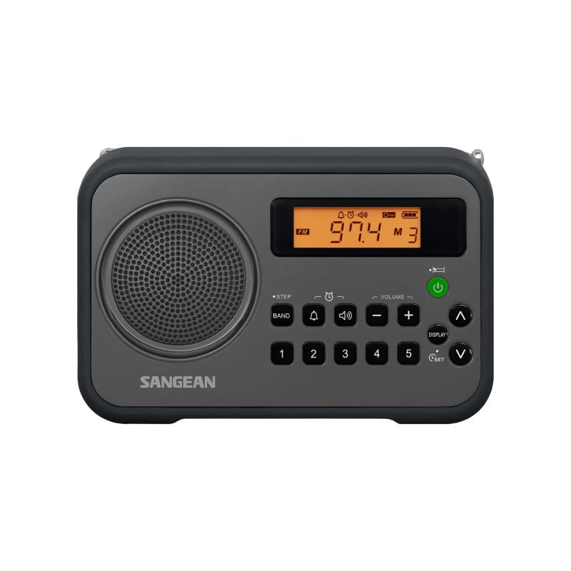 Sangean PR-D18BK Portable Digital Radio (Black/Grey) 並行輸入