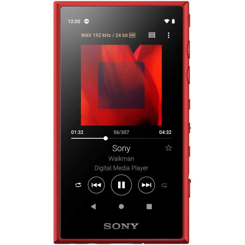 【整備済み品】 ソニー ウォークマン 16GB Aシリーズ NW-A105 : ハイレゾ対応 / MP3プレーヤー / bluetooth/android搭載 レッド NW-A105 RM (整備済み品)|うたかた雑貨