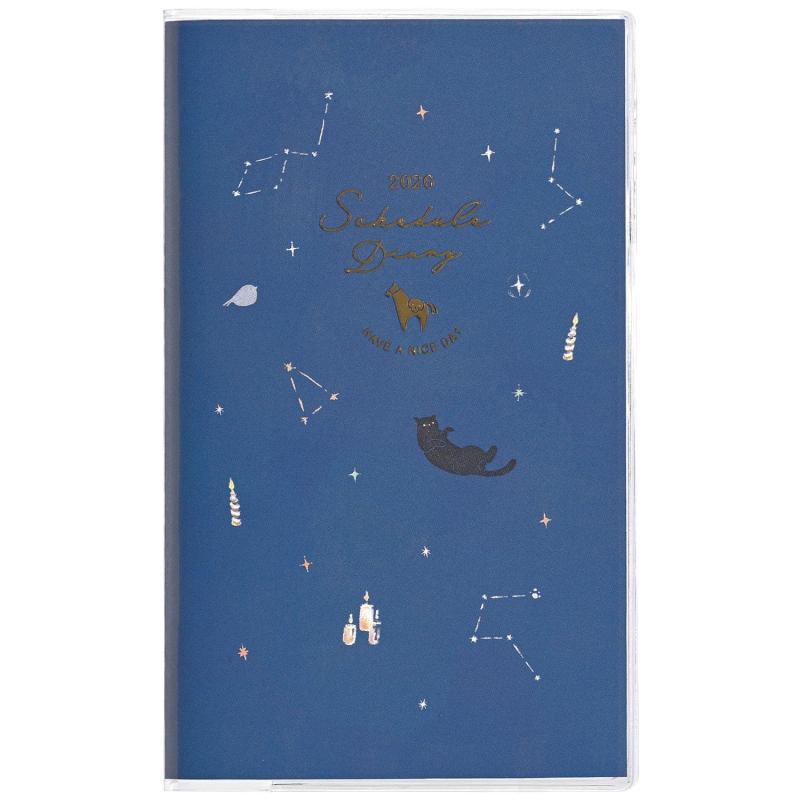 楽天市場】2026年版 カラーインデックス手帳スリム薄型 日曜始まり