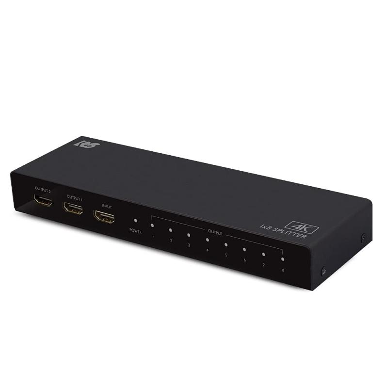 ラトックシステム 4K60サイクル 相応う 1インプット8最終生産物 HDMI分かちあう器 RS-HDSP8P-4K HDCP2.2 HDR Dolby Atmos TrueHD