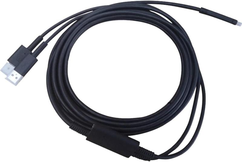 Pimax 5m DP/USB Two-インチ-One Cable Crystal Light