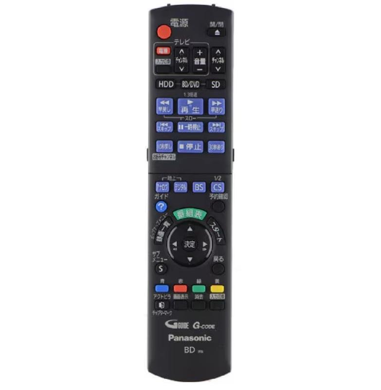 Panasonic ブルーレイディスクレコーダー用リモコン N2QAYB000554｜うたかた雑貨