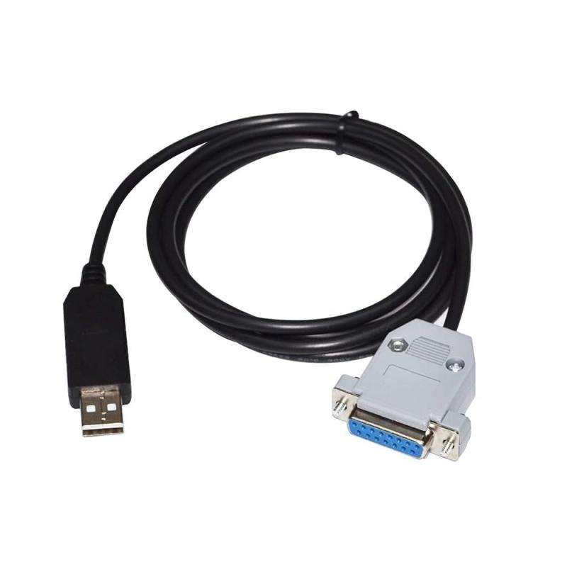 Pidwaok USBからDB15メスコネクタへのデータケーブル(3Dゲーム用ジョイスティック用)PCオンラインケーブル 3.3フィート