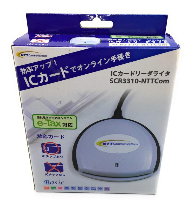 NTTコミュニケーションズ 当たること型集積回路歌留多主導者・点火装置 e-Tax Win\u0026amp;Mac相応う SCR3310-NTTCom