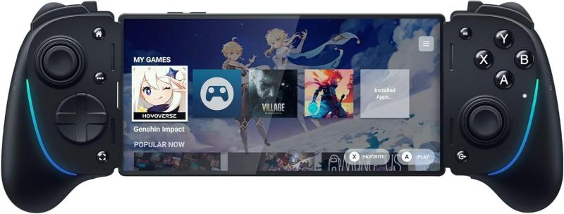 モバイル ゲーミングコントローラー USB Type-C コンソールレベルのコントロール 8.8inch以下のタブレットまで対応な伸縮式ブリッジ 超低遅延 ゲームをしながらスマホ/タブレットの充電可能 |うたかた雑貨