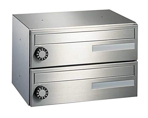 ナスタ(NASTA) ポスト KS-MB403S-2LK 前入前出 屋内タイプ 本体: 奥行27.55cm 本体: 高さ24cm 本体: 幅36cm