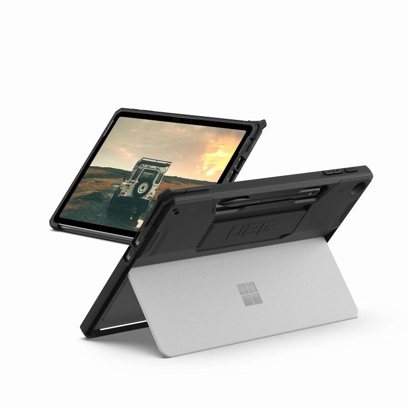 URBAN ARMOR GEAR UAG製 Surface Pro 12in用 SCOUT with HAND STRAP容れもの (黒いこと) UAG-SFPRO12-SH-BK