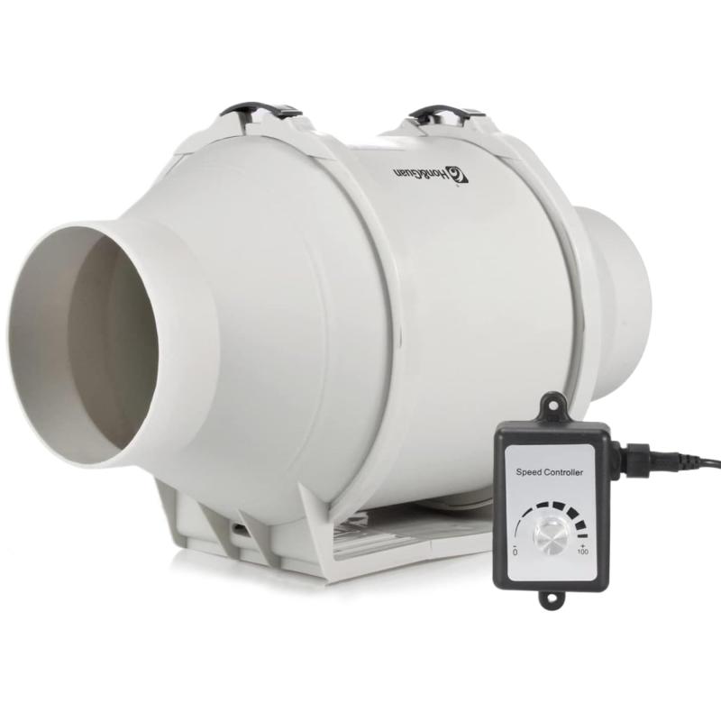 Hon\u0026amp;Guan 導管気違い インバータダクトファン 省エネ 導管用換気ファン 100V～240V 無座標軸調速取り替えっこ付き添い人 製作用排風機 真っただなか打っ付け 丸形印字機