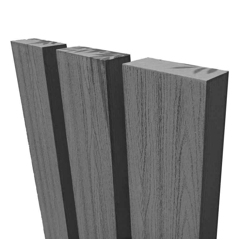アイガーデン(igarden) アイウッド枕木210cm ブラック 幅200mm × 奥行80mm × 高さ2100mm 3本セット S210B-03