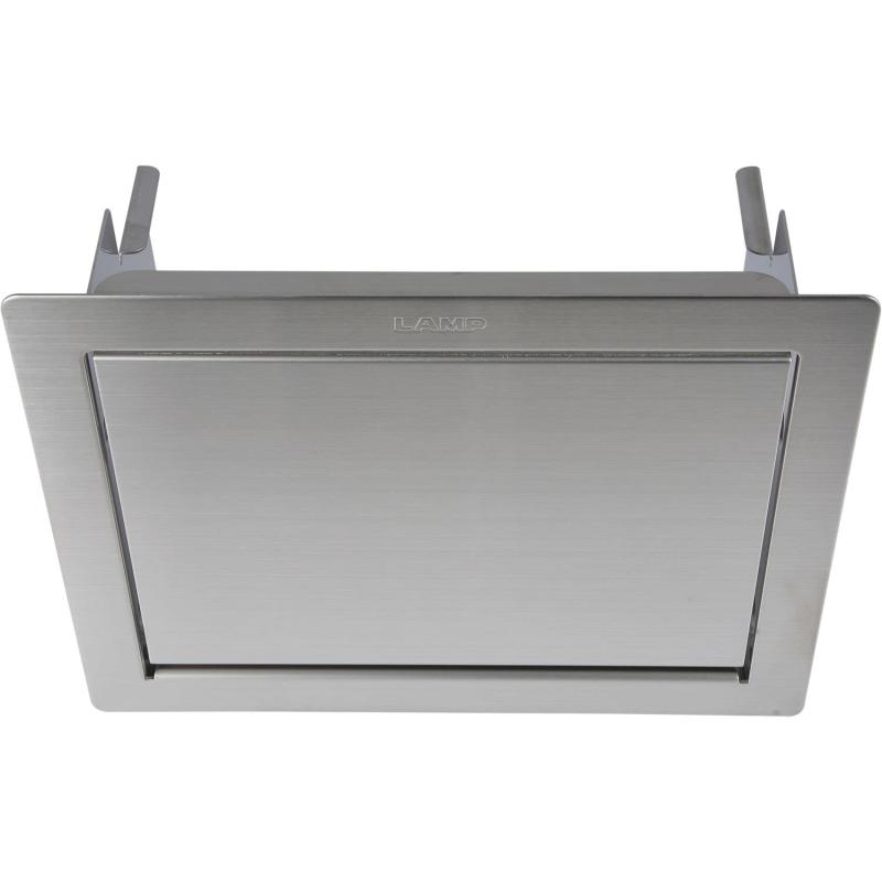 スガツネ工業 ランプ印 ステンレス鋼製 ダンパー付屑入投入口 AZ-GD型 AZ-GD310(HL)