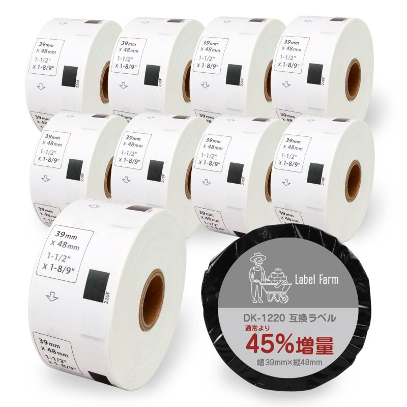【Label Farm 】茶飲み友だち取り替えっこ性 45%引き揚げ DK-1220 食料雑貨類書きあらわす用付け紙 DK磁気テープ 付け紙質問用紙 文具属具 事務所属具 感熱紙 雨合羽 その他-日用品雑貨・文房具・手芸