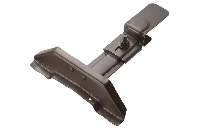 雪止 金具 スワロー工業 平板瓦用 後付 24型 羽根 180mm ダークブラウン SUS430 30入