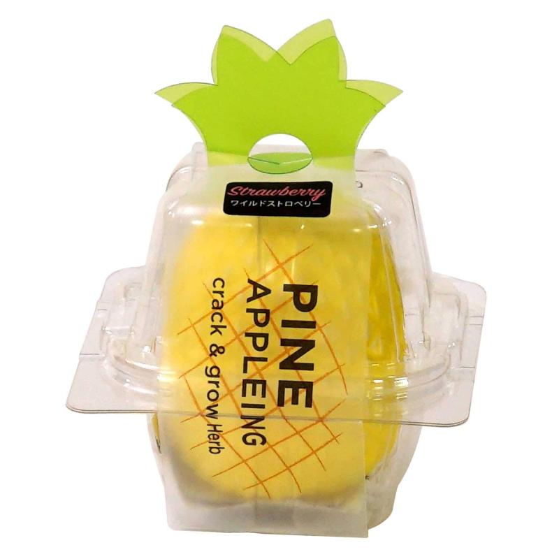 聖新陶芸 パイナップリング ワイルドストロベリー 約7.6x7.4x10cm GD-861-01画像