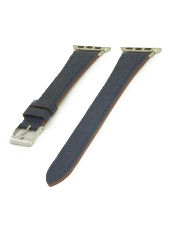 compatible with Apple Watch アップルウォッチ用 ダンス楽隊 胴締め シュリンクレザーベルト クロカラント KUROCURRANT 42粍 44粍 45粍 49粍 38粍 40粍 41粍 42粍用 Series11/