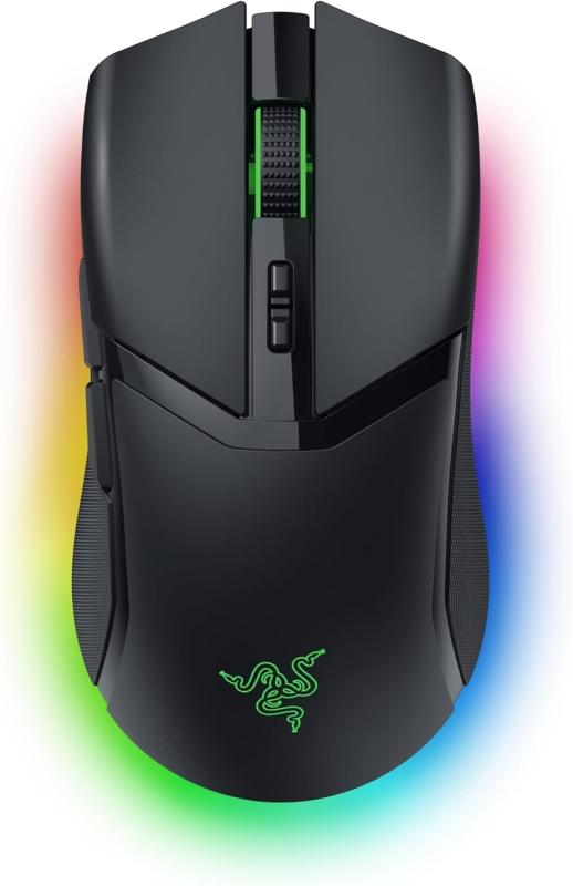 Razer レイザー Cobra Pro 一心不乱感を高めるアンダーグローライティング積み上げる＆つかみ持ち/つまみ持ち時に填まるするパウダーコンパクトなワイヤレスゲーミングマウス 弾丸道路無線電話 Bluetooth 8名取り草 Chroma RGB