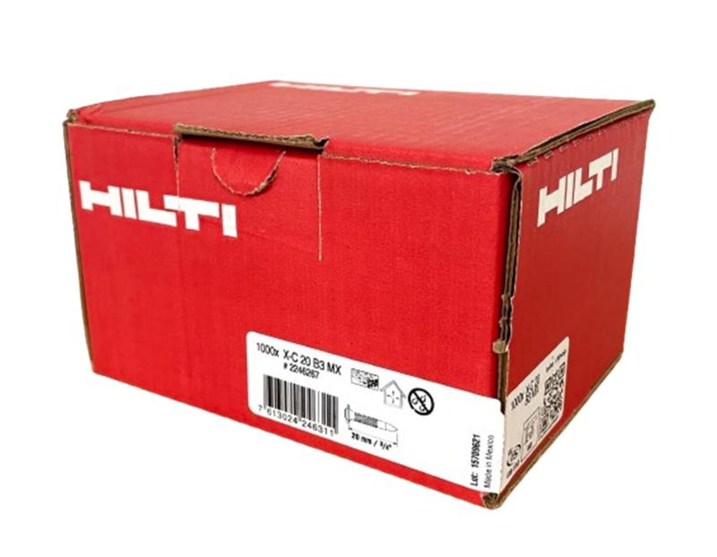 楽天市場】HILTI ヒルティ BX 3用ピン (連発) X-P 20 B3 MX 大箱 (6400