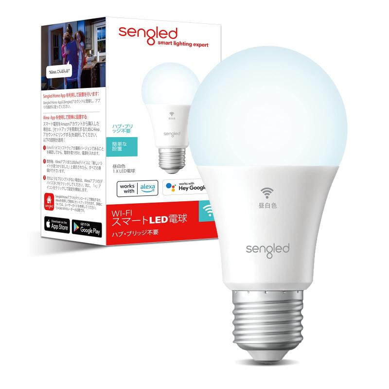 【Amazon Alexa認定】Sengled スマート LED電球 E26口金 60W相当 調光 800lm 広配光タイプ Amazon Alexa対応 全方向タイプ hubブリッジ不要 昼光色 4,794円
