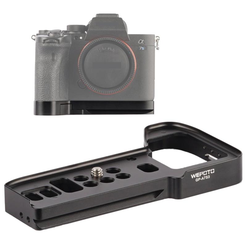 WEPOTO Sony Alpha 7S III / A7S III / A7S3 カメラ用カメラグリップ ケージキット