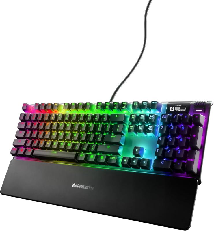 ゲーミングキーボード 有線 日本語配列 磁気ホール効果センサー OmniPointスイッチ 有機ELディスプレイ搭載 Apex Pro JP 64629 [並行輸入品]｜うたかた雑貨