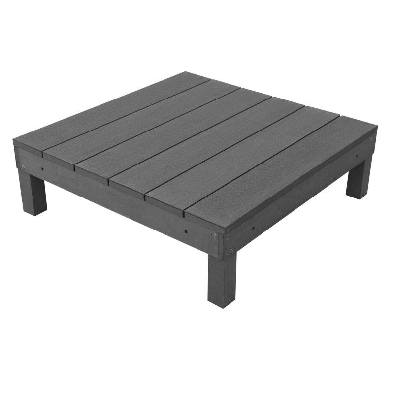 アイガーデン 木材甲板 アイウッドデッキ i10368-1dbk 人工木製 黒いこと 90cm×90cm×28糎 精神的な統合式 1台