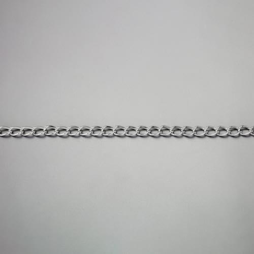 2.6mmx30m マンテルチェーン(ｽﾁｰﾙ製/ｸﾛﾑﾒｯｷ