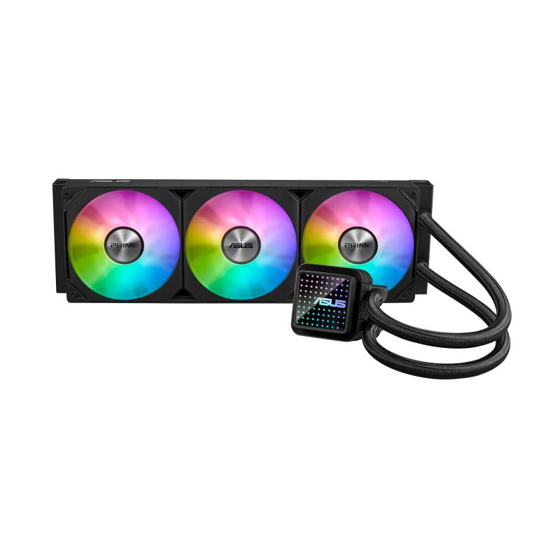 ASUS Prime LC 360 ARGB オールインワン液体CPUクーラー、360mmラジエーター、アドレス可能なRGB照明、Intel&AMD対応