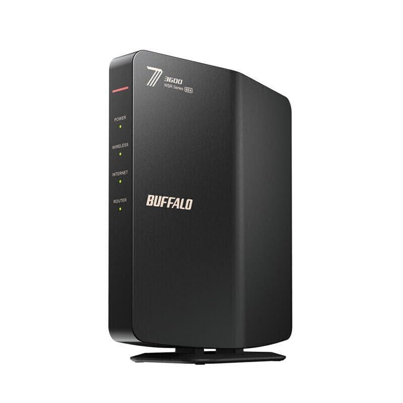 バッファロー Wi-Fi 7(11be)対応デュアルバンドWi-Fiルーター WSR3600BE4P-BK