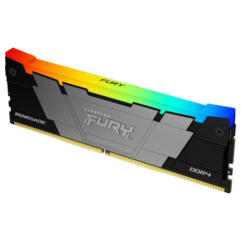 キングストン Kingston FURY デスクトップPC用メモリ DDR4 3600MT/秒 8GB×1枚 Kingston FURY Renegade レネゲード RGB 2023モデル CL16 KF436C16RB2A/8 RGB LED 製品寿