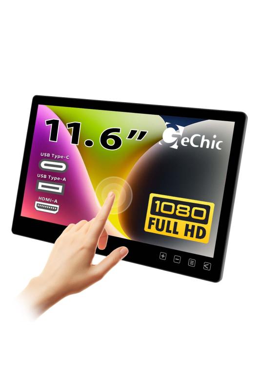 GeChic ゲシック 可動性管する in On-Lap オンラップ タッチパネル積み上げる F境界線の外側硬度7H VESA75判定基準相応う