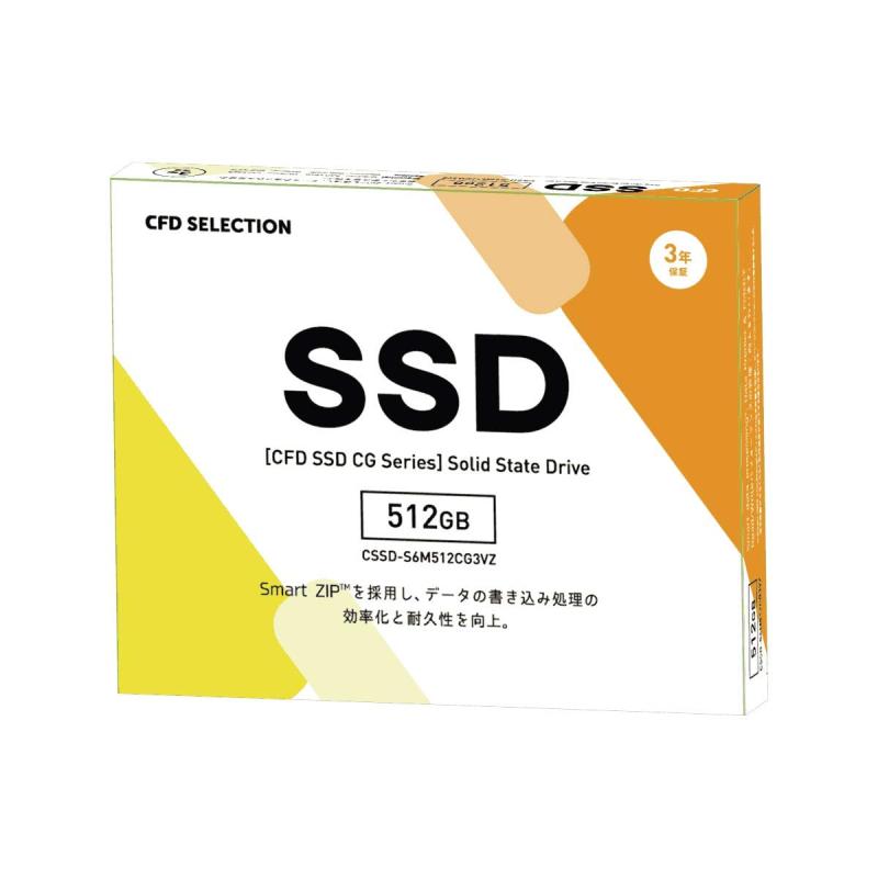 CFD売りわたす 内蔵SSD 2.5in SATA 6Gbps 繋ぎ合わせる CG3VZつづき物 512GB 3年 CSSD-S6M512CG3VZ
