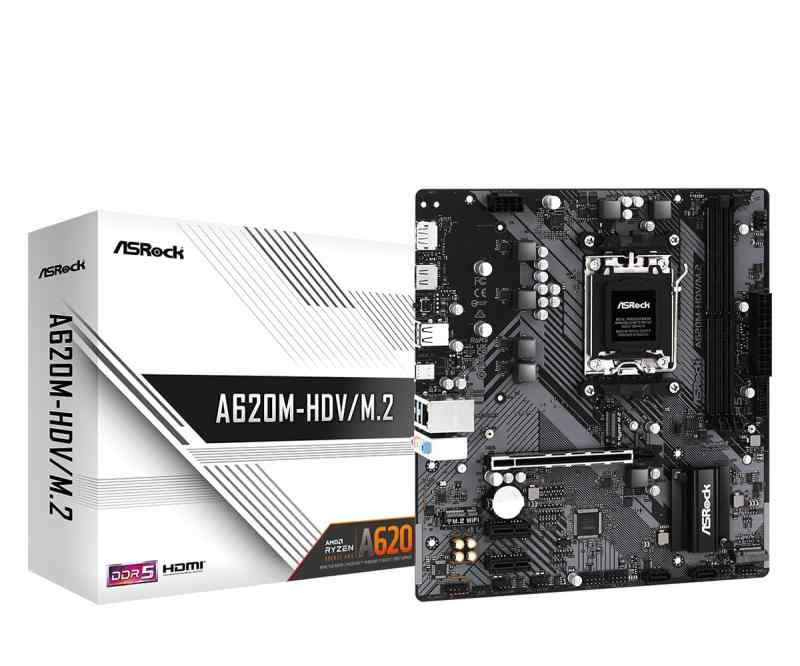 ASRock microATXマザーボード A620M-HDV/M.2 MB6150|うたかた雑貨