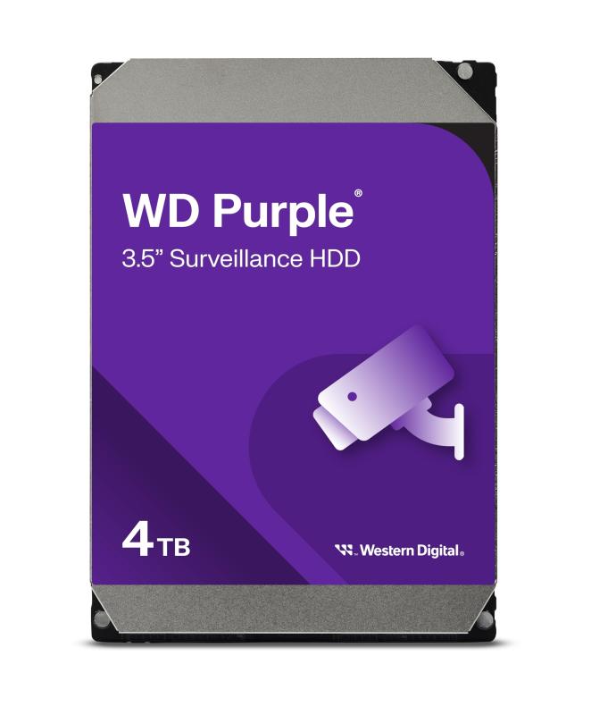ウエスタンデジタル(Western Digital) WD Purple 内蔵 HDD ハードディスク 4TB CMR 3.5インチ SATA キャッシュ256MB 監視システム メーカー3年