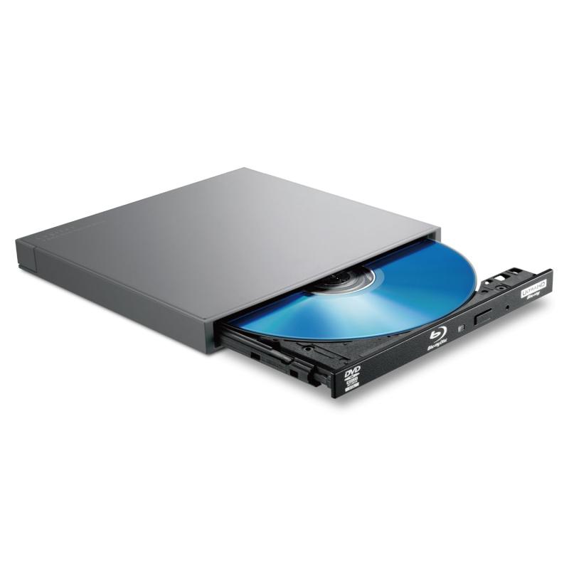ロジテック 外付け ブルーレイドライブ forMac USB3.2 Gen1 スリム Type-Cケーブル付属 グレー LBD-PWB6U3CMGY