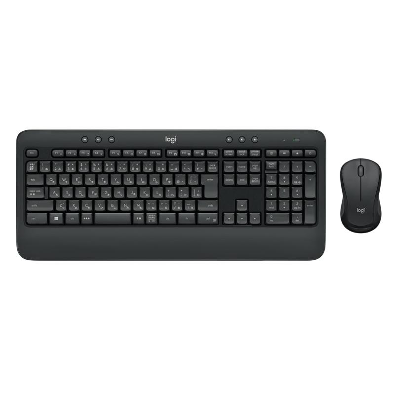 ロジクール 二十日鼠 無線電話鍵盤 仕掛ける MK540 無線電話 鍵盤 無線電話ジャズバンド パームレスト チルトレッグ申し受ける 耐水 高耐久性 Unifying USB繋ぎ合わせる windows chrome 黒鉛 国内 パソコン・周辺機器-その他